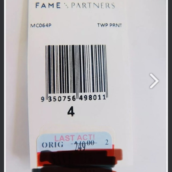 Fame And Partners Beckham Floral Ruffle Maxi Dress Pink Size 4 $249 MSRP - Picture 2 of 13